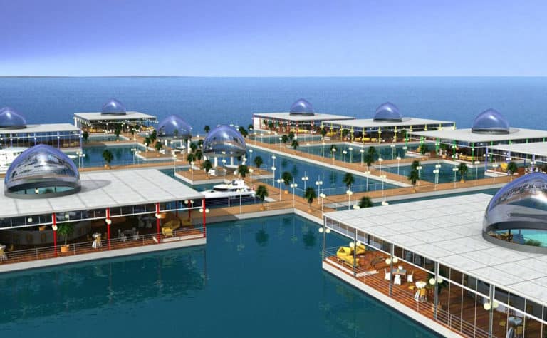 What We Do Best: Floating shopping center